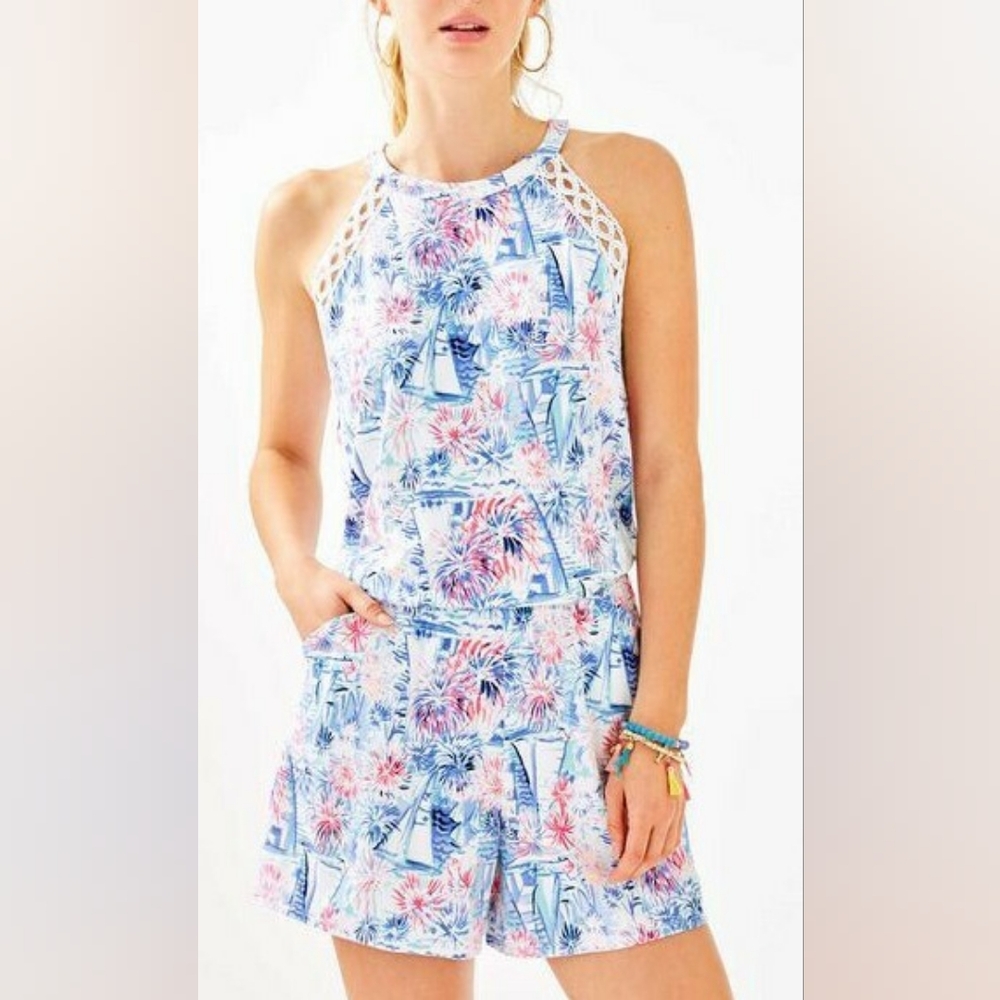 NWT Lilly Pulitzer Lala Romper Size S